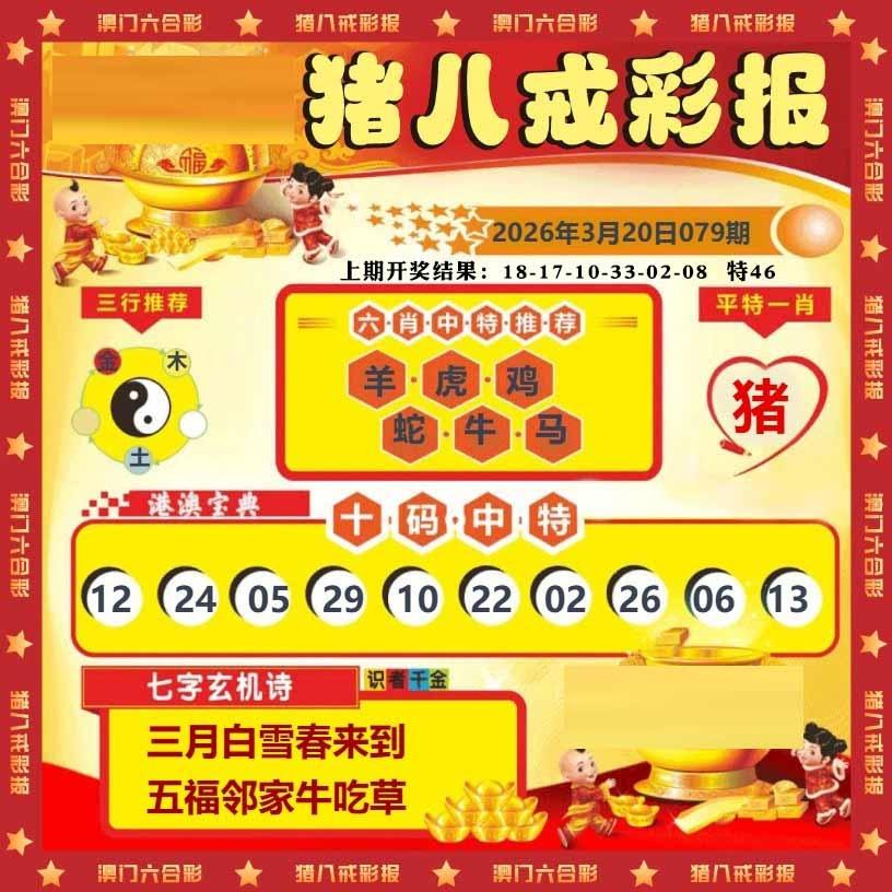 079期猪八戒彩报[图]
